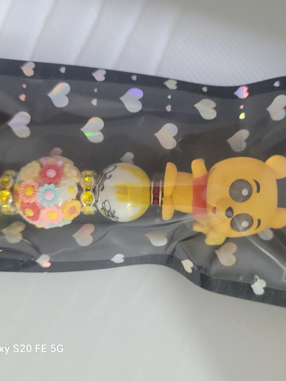 Pooh Bear Beaded Pen